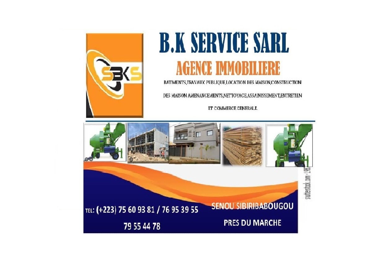  Societé Agence immobilière B.K service sarl